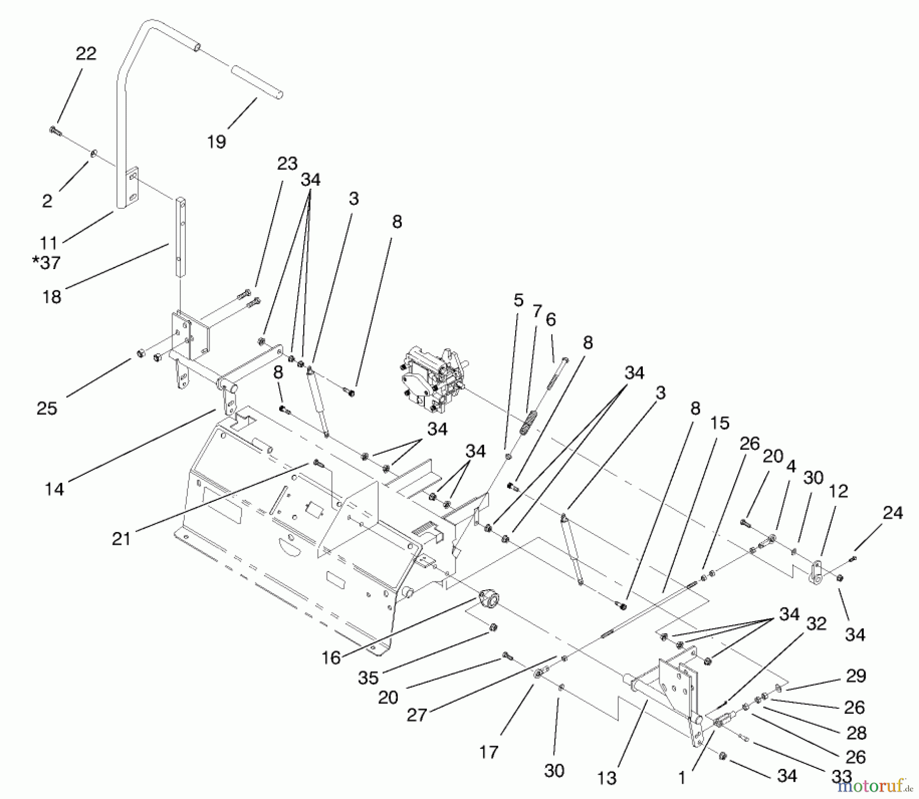  Zerto-Turn Mäher 74209 (Z253) - Toro Z Master Mower, 62