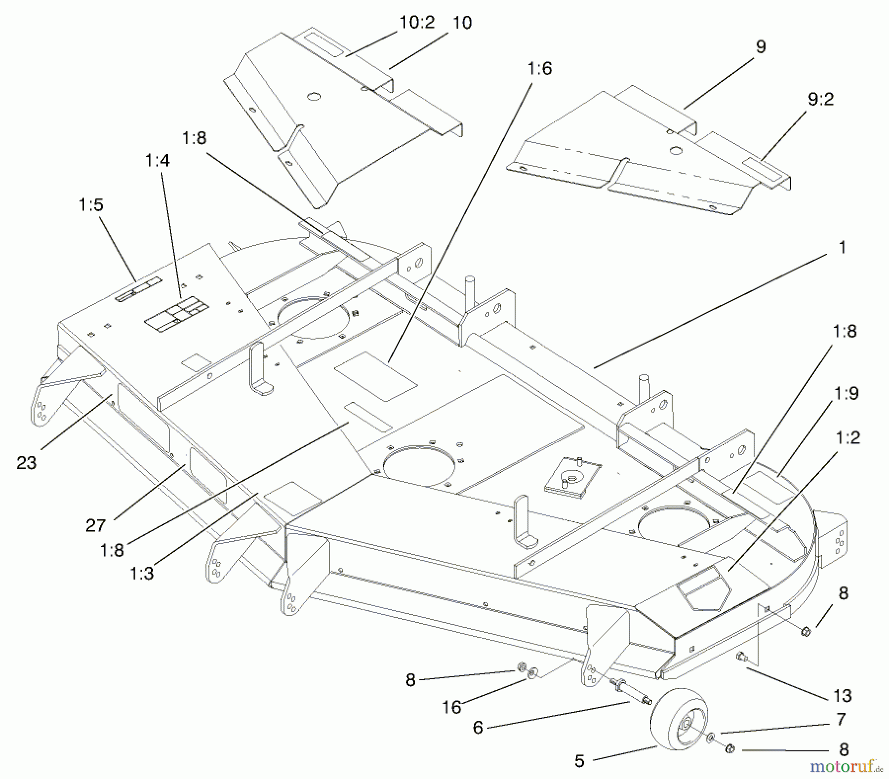  Zerto-Turn Mäher 74209 (Z253) - Toro Z Master Mower, 62