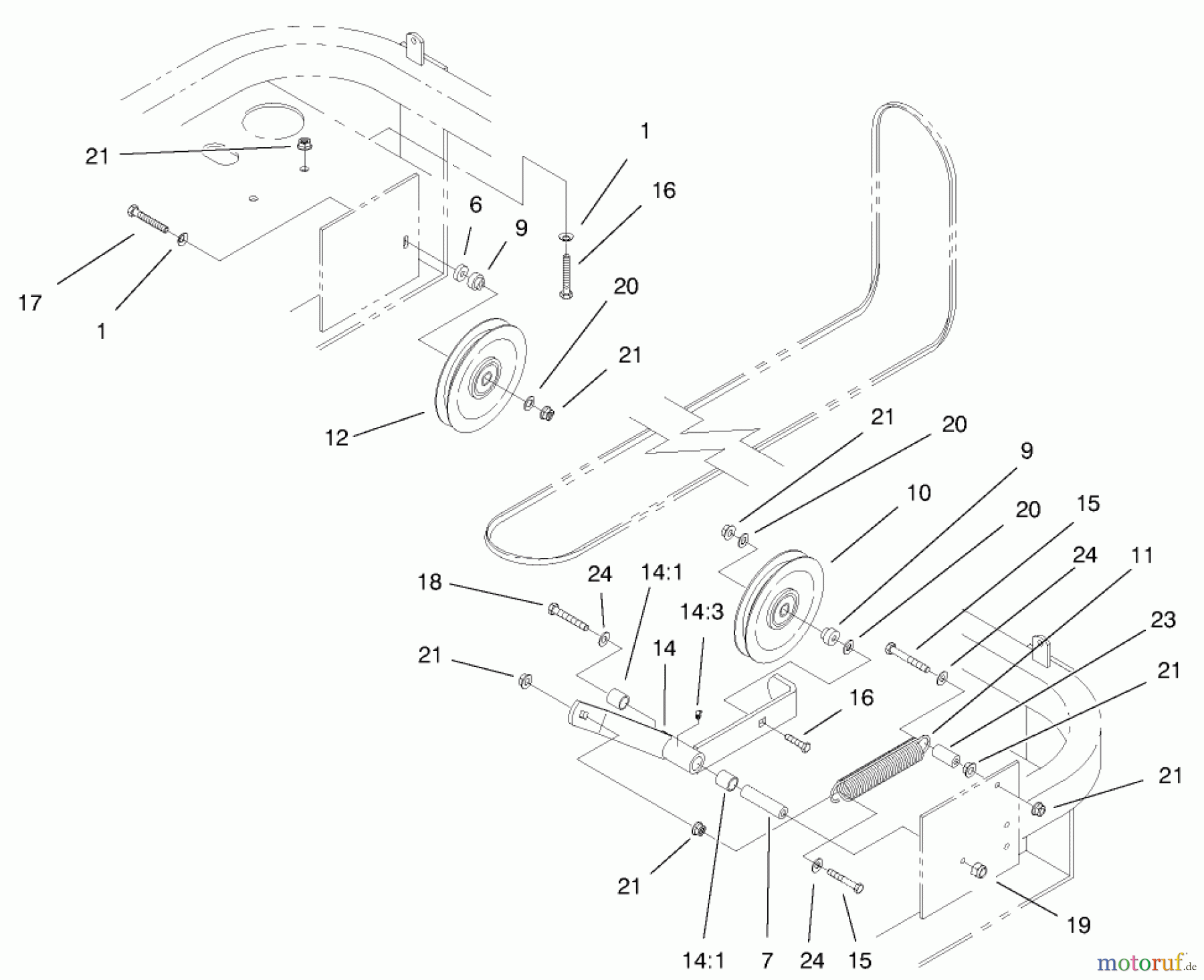  Zerto-Turn Mäher 74209 (Z253) - Toro Z Master Mower, 62