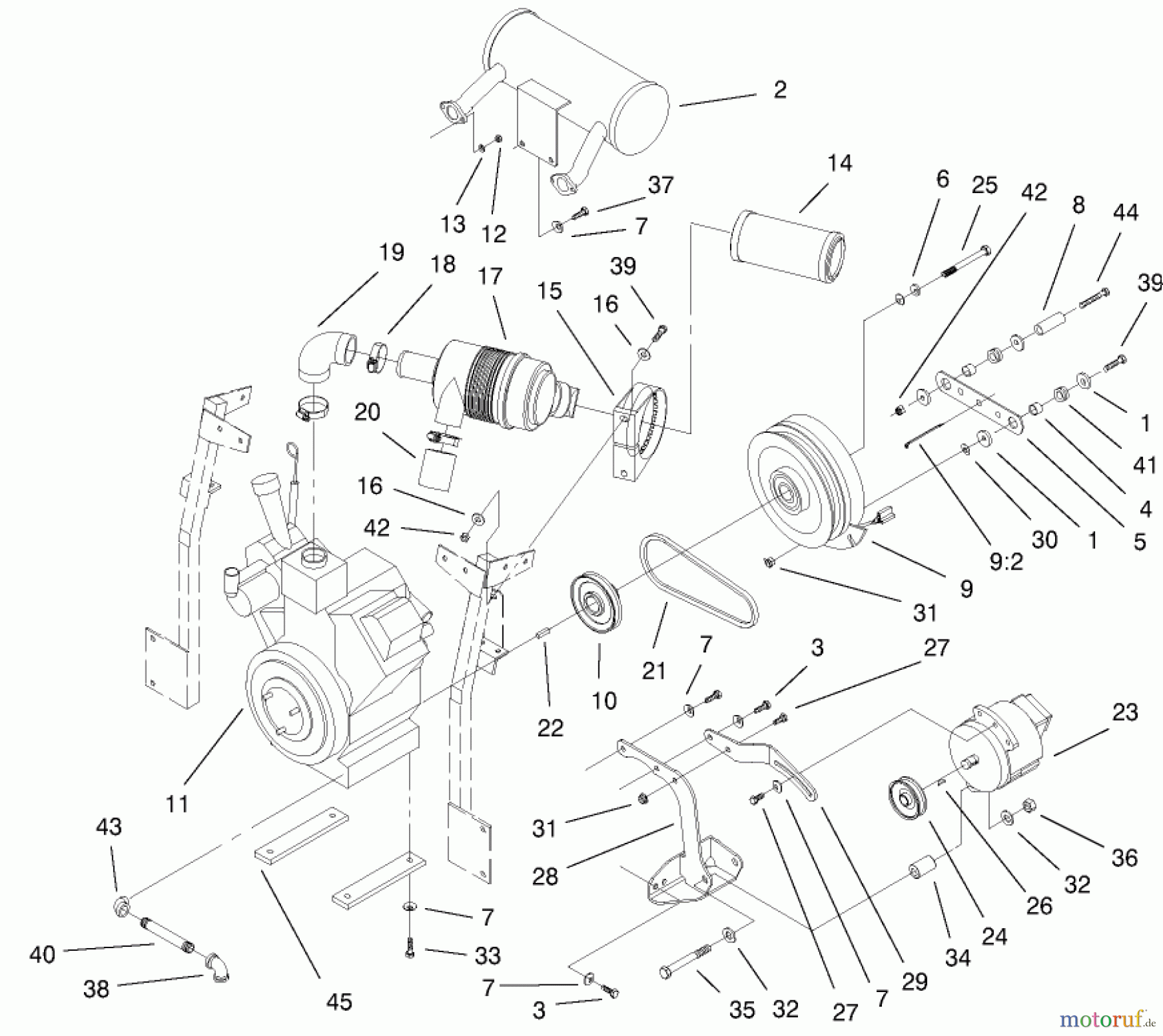  Zerto-Turn Mäher 74211 (Z252L) - Toro Z Master Mower, 52