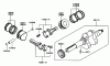 Zerto-Turn Mäher 74211 (Z252L) - Toro Z Master Mower, 52" SFS Side Discharge Deck (SN: 200000001 - 200999999) (2000) Spareparts PISTON/CRANKSHAFT-KAWASAKI FD661D S03