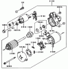 Zerto-Turn Mäher 74211 (Z252L) - Toro Z Master Mower, 52" SFS Side Discharge Deck (SN: 200000001 - 200999999) (2000) Spareparts STARTER-KAWASAKI FD661D S03