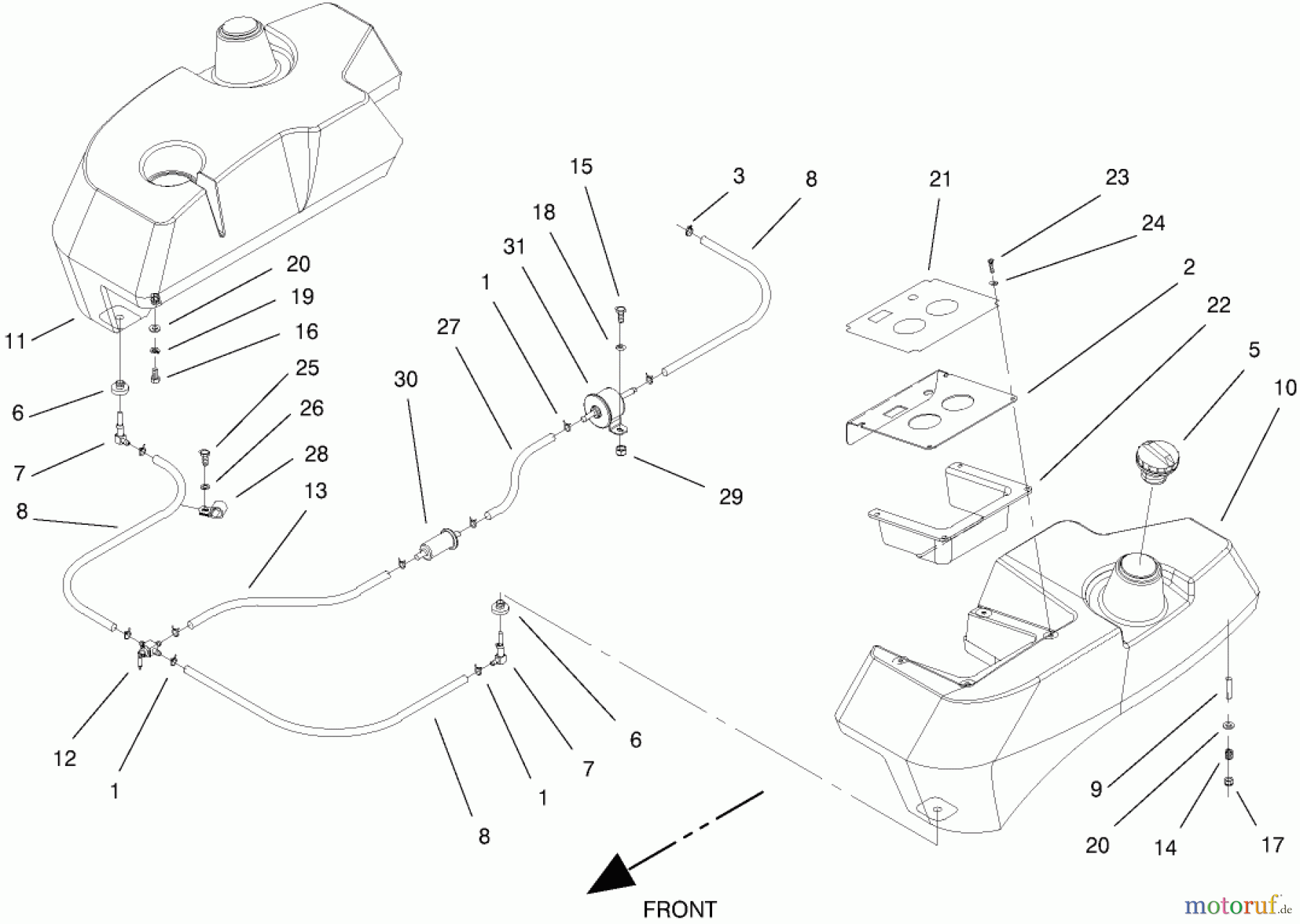  Zerto-Turn Mäher 74211 (Z252L) - Toro Z Master Mower, 52