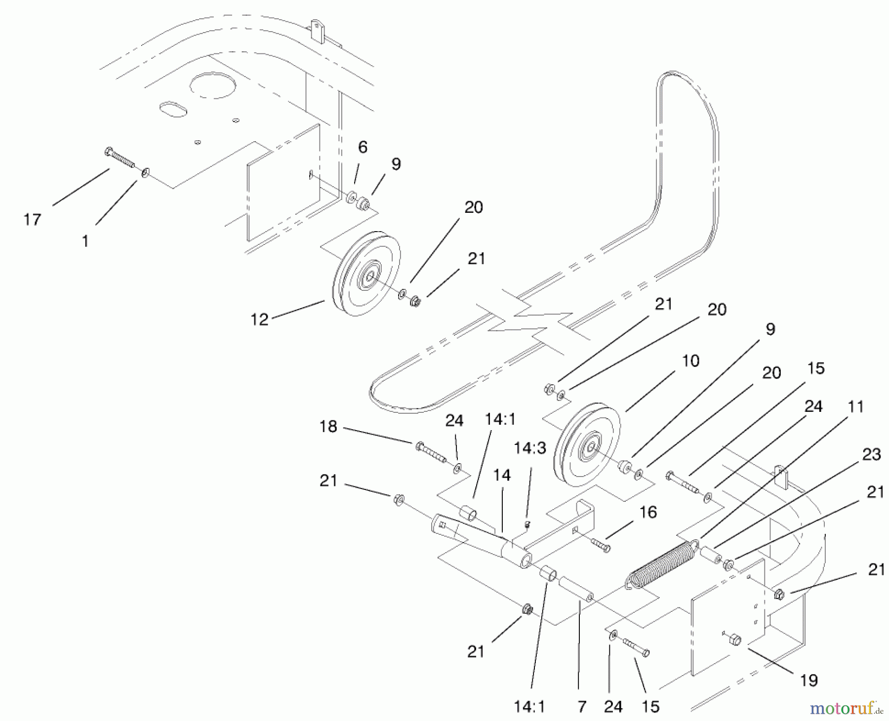  Zerto-Turn Mäher 74212 (Z252L) - Toro Z Master Mower, 62