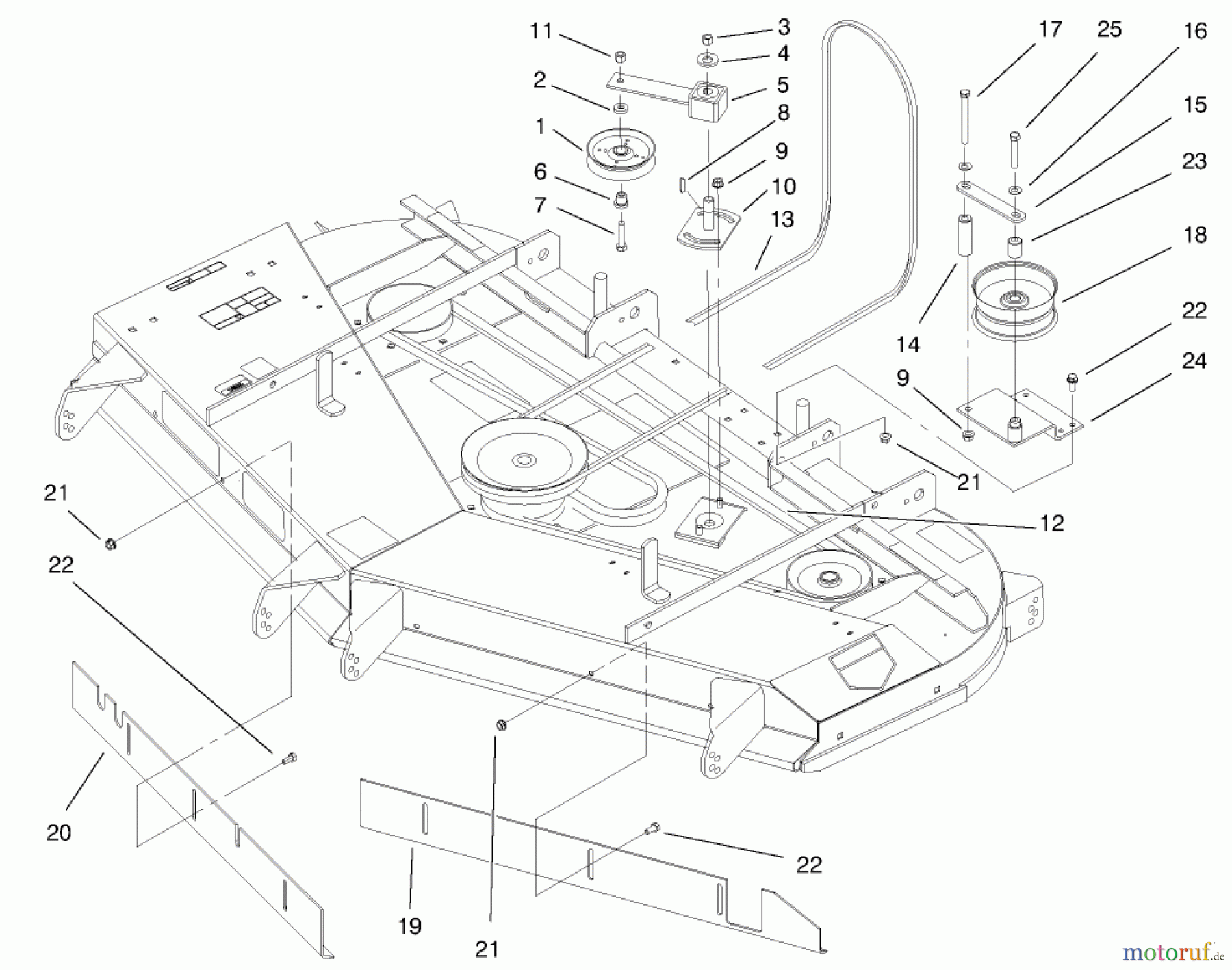  Zerto-Turn Mäher 74212 (Z252L) - Toro Z Master Mower, 62