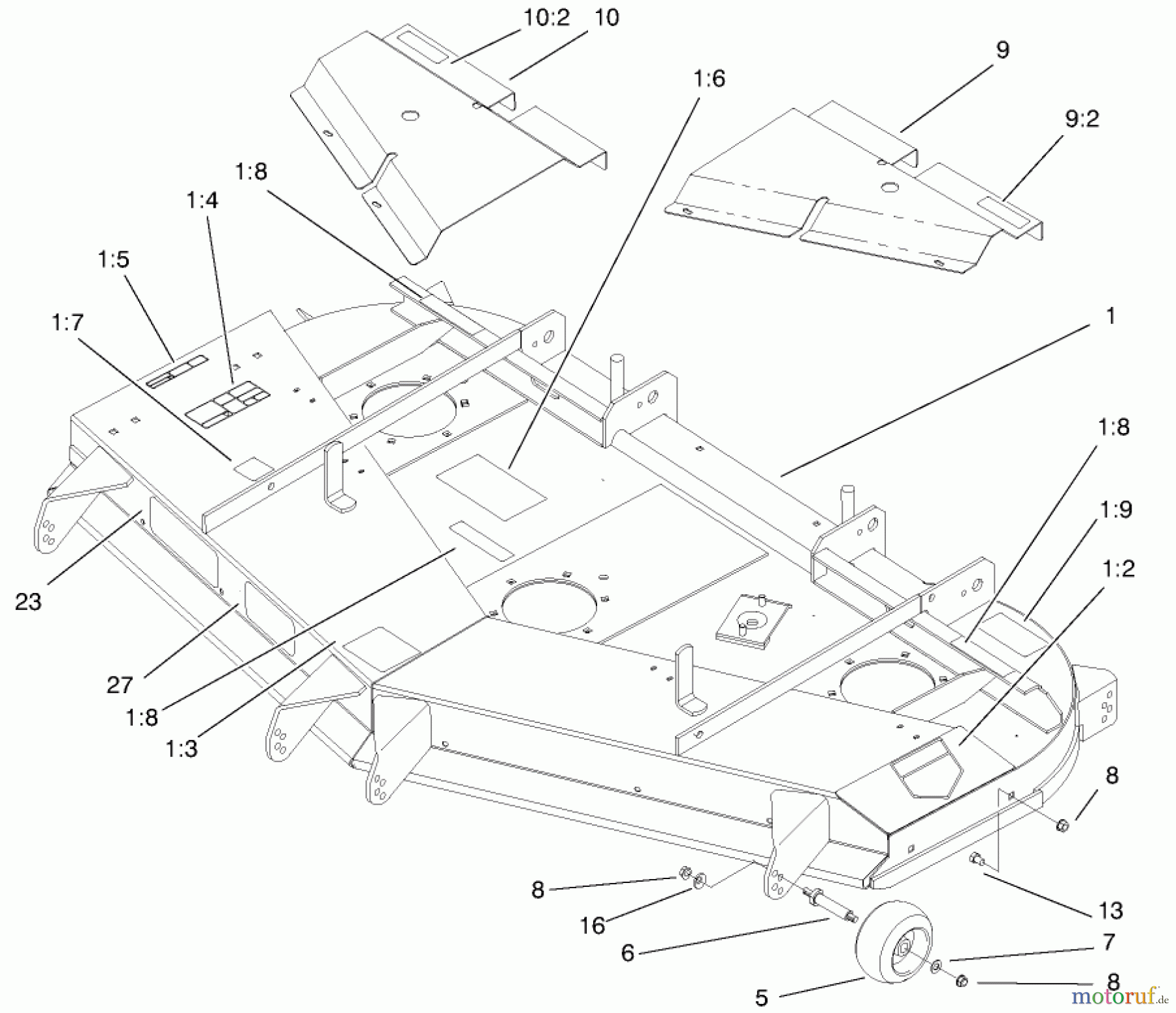  Zerto-Turn Mäher 74212 (Z252L) - Toro Z Master Mower, 62