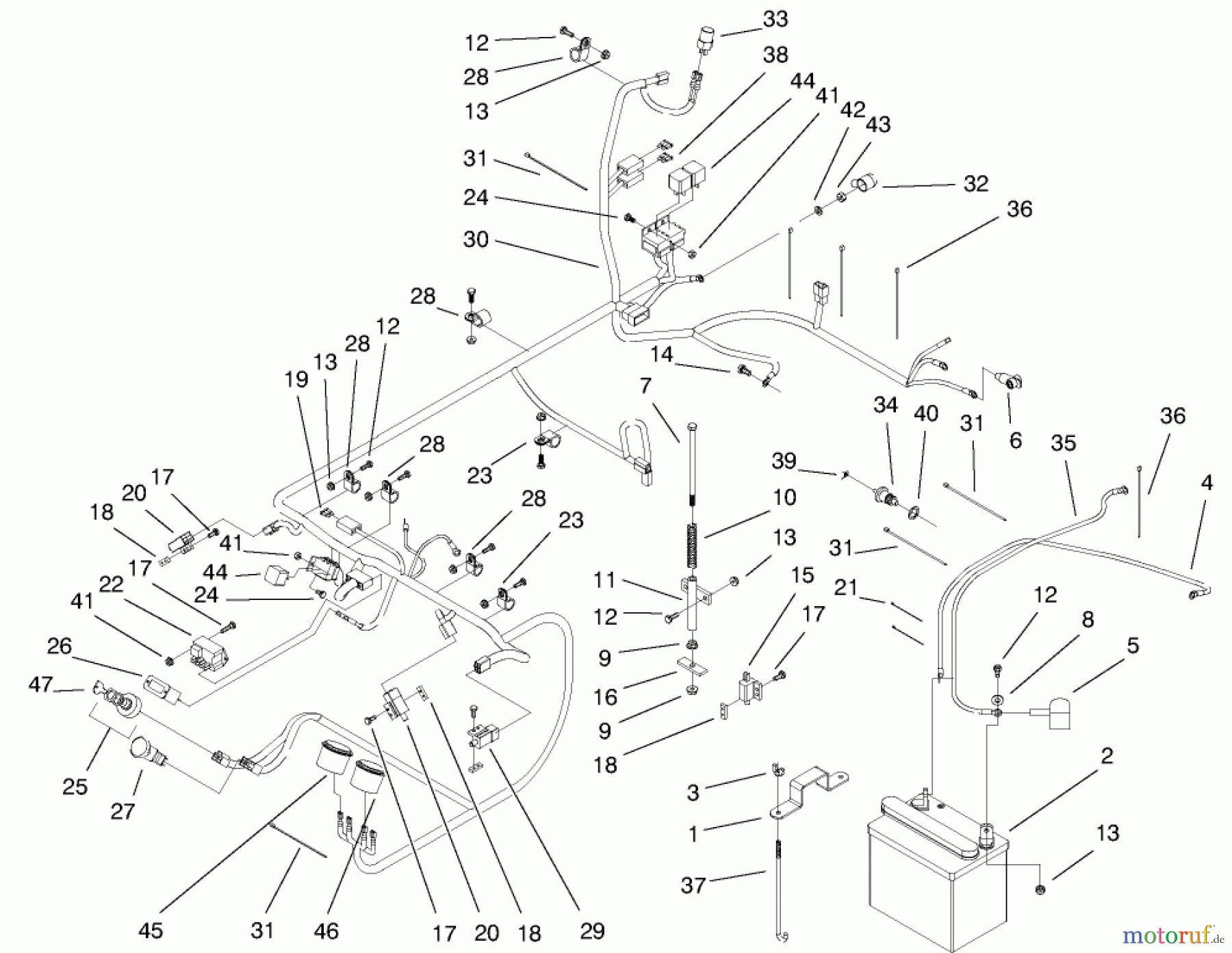  Zerto-Turn Mäher 74212 (Z252L) - Toro Z Master Mower, 62