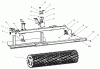 Compact Utility Attachments 23101 - Toro Soil Cultivator, Compact Utility Loaders (SN: 210000001 - 210999999) (2001) Spareparts SCRAPER AND ROLLER ASSEMBLY