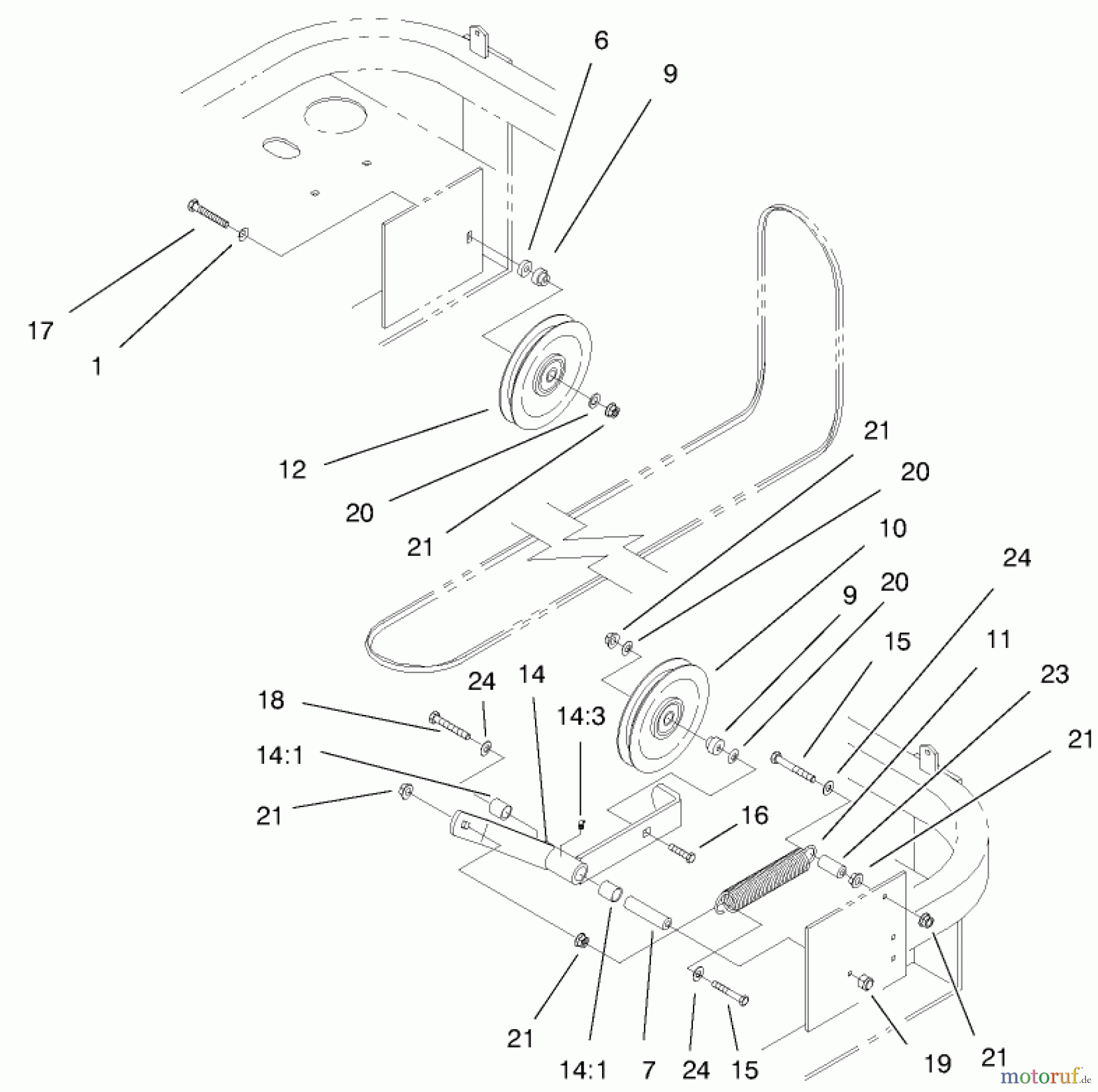  Zerto-Turn Mäher 74212 (Z252L) - Toro Z Master Mower, 62