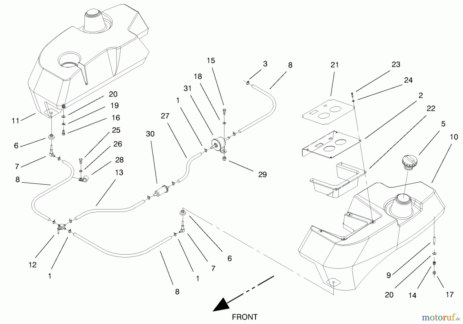  Zerto-Turn Mäher 74212 (Z252L) - Toro Z Master Mower, 62