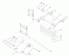 Zerto-Turn Mäher 74213 (Z287L) - Toro Z Master Mower, 62" SFS Side Discharge Deck (SN: 220000001 - 220999999) (2002) Spareparts CASTER AND WHEEL ASSEMBLY