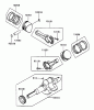 Zerto-Turn Mäher 74213 (Z287L) - Toro Z Master Mower, 62" SFS Side Discharge Deck (SN: 220000001 - 220999999) (2002) Spareparts PISTON/CRANKSHAFT (KAWASAKI FD750D-AS03)