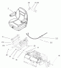 Zerto-Turn Mäher 74213 (Z287L) - Toro Z Master Mower, 62" SFS Side Discharge Deck (SN: 220000001 - 220999999) (2002) Spareparts SEAT ASSEMBLY