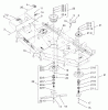 Zerto-Turn Mäher 74213 (Z287L) - Toro Z Master Mower, 62" SFS Side Discharge Deck (SN: 220000001 - 220999999) (2002) Spareparts SPINDLE AND PULLEY ASSEMBLY