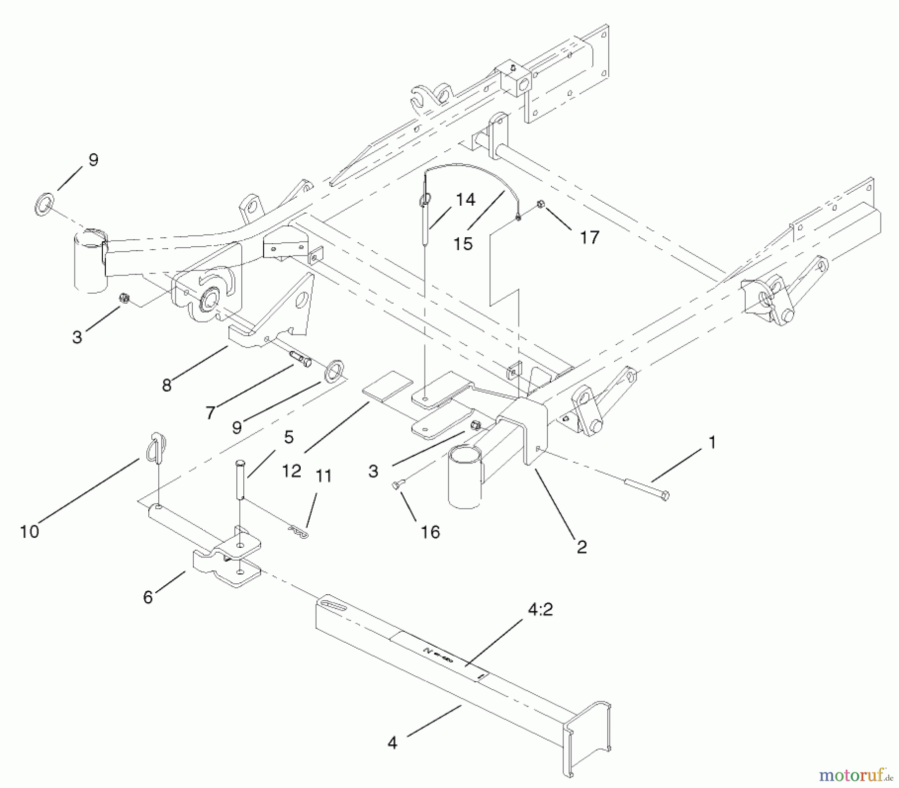  Zerto-Turn Mäher 74213 (Z287L) - Toro Z Master Mower, 62