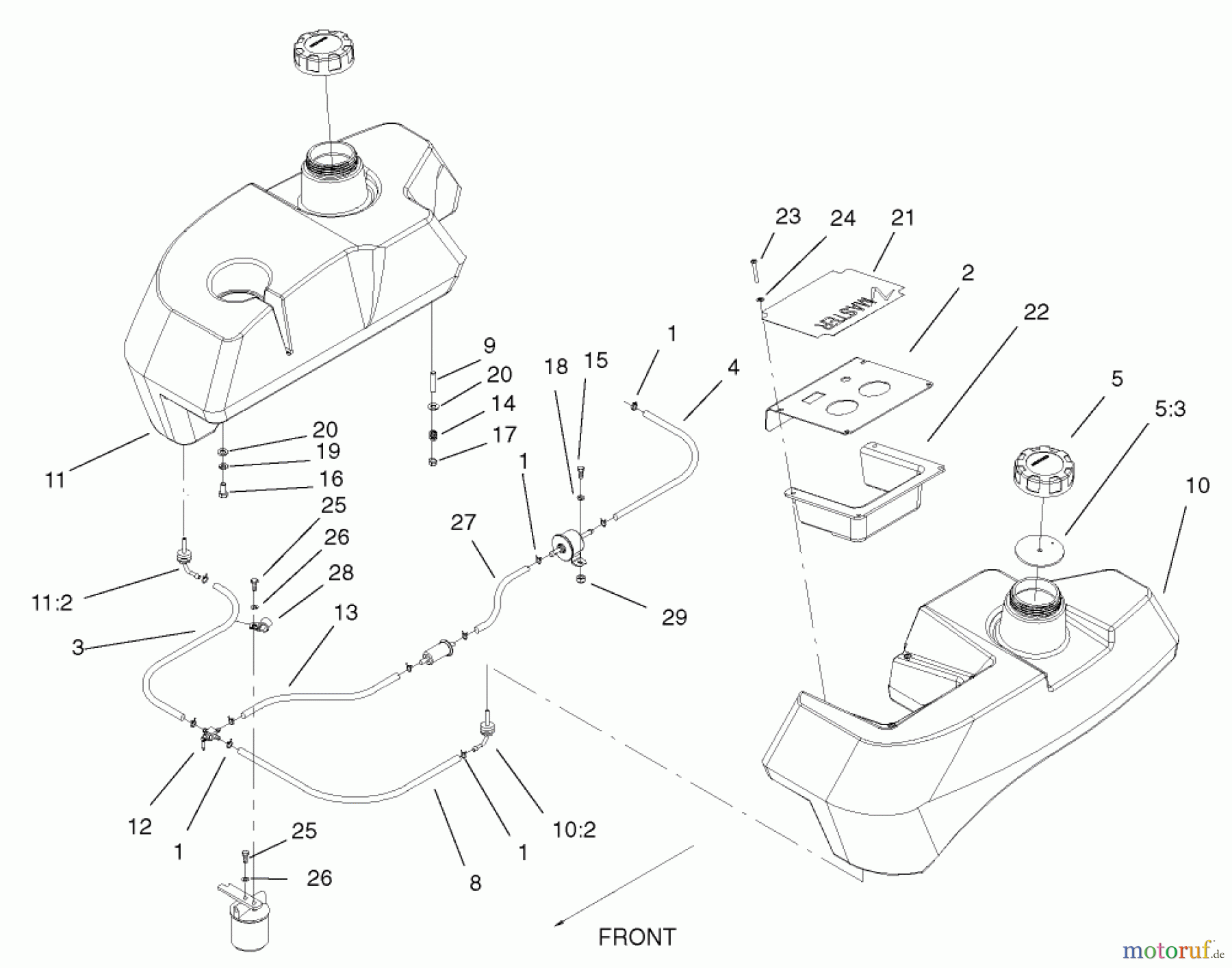  Zerto-Turn Mäher 74213 (Z287L) - Toro Z Master Mower, 62