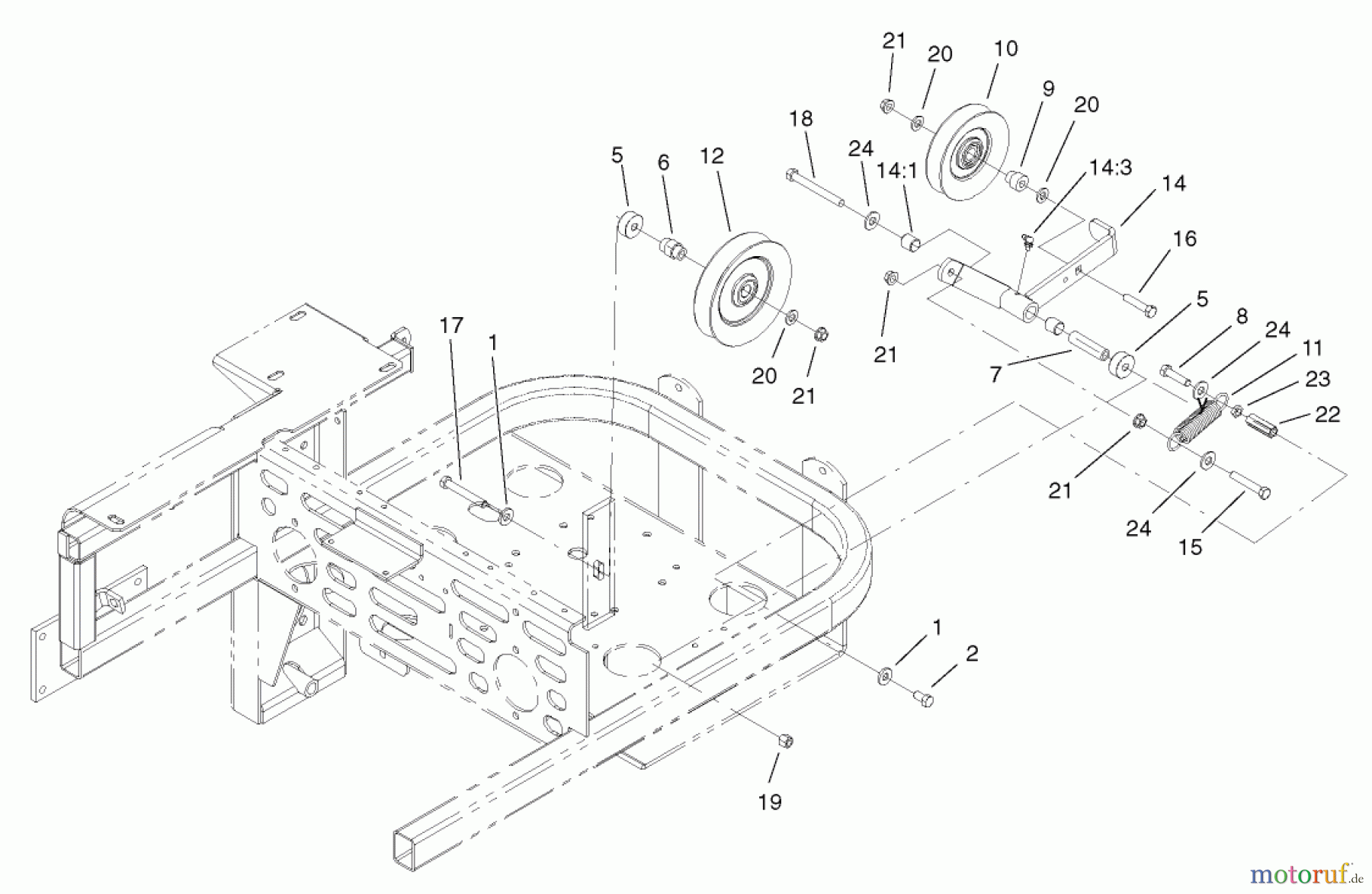  Zerto-Turn Mäher 74213 (Z287L) - Toro Z Master Mower, 62