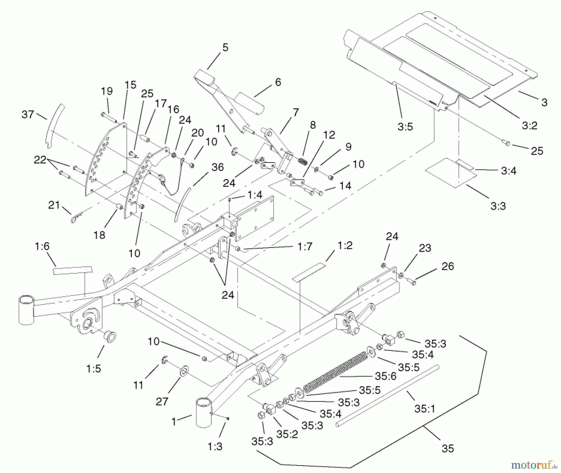  Zerto-Turn Mäher 74213 (Z287L) - Toro Z Master Mower, 62