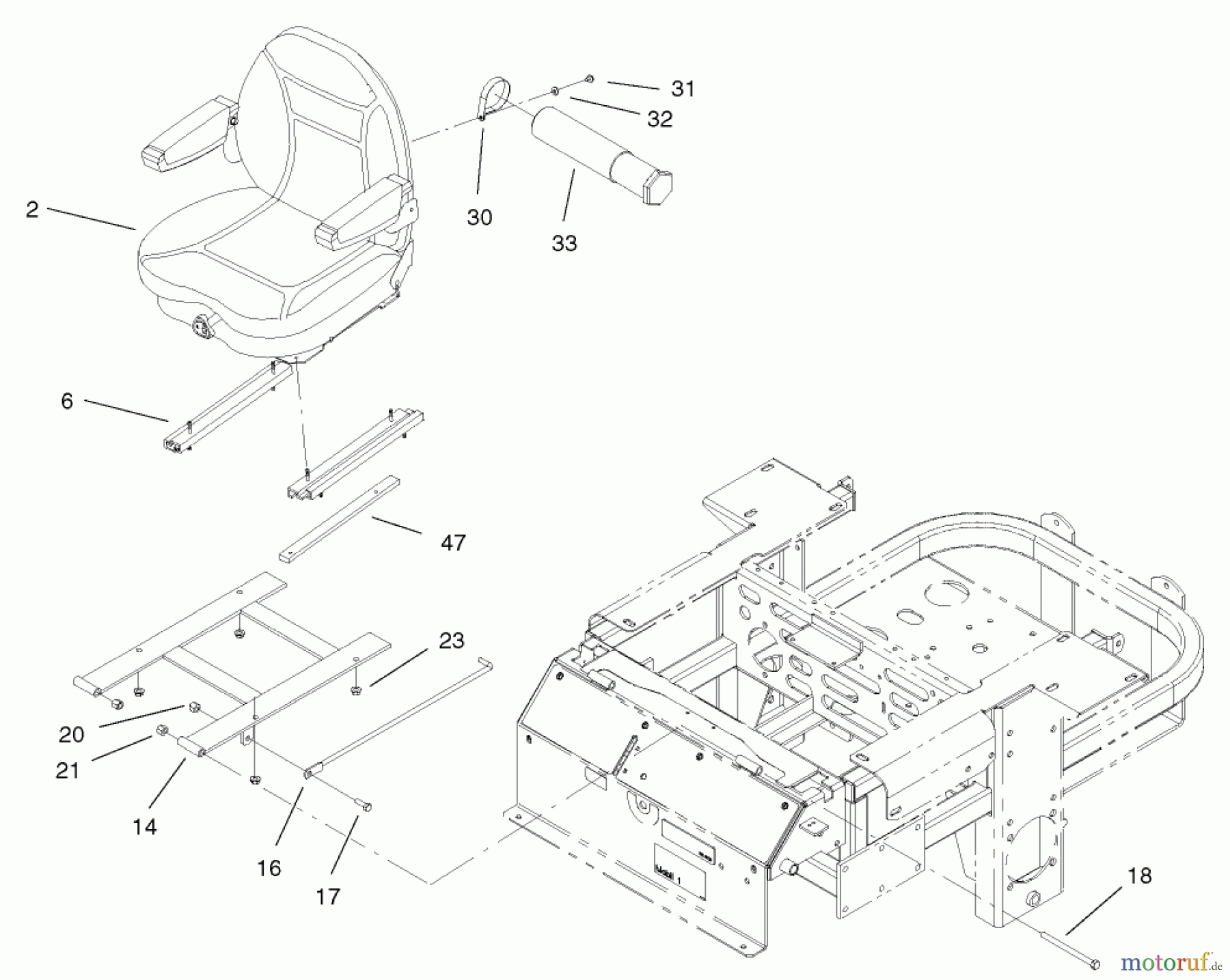  Zerto-Turn Mäher 74213 (Z287L) - Toro Z Master Mower, 62