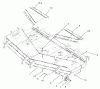 Zerto-Turn Mäher 74236 (Z287L) - Toro Z Master Mower, 62" SFS Side Discharge Deck (SN: 230006001 - 230999999) (2003) Spareparts DECK AND WHEEL GAGE ASSEMBLY