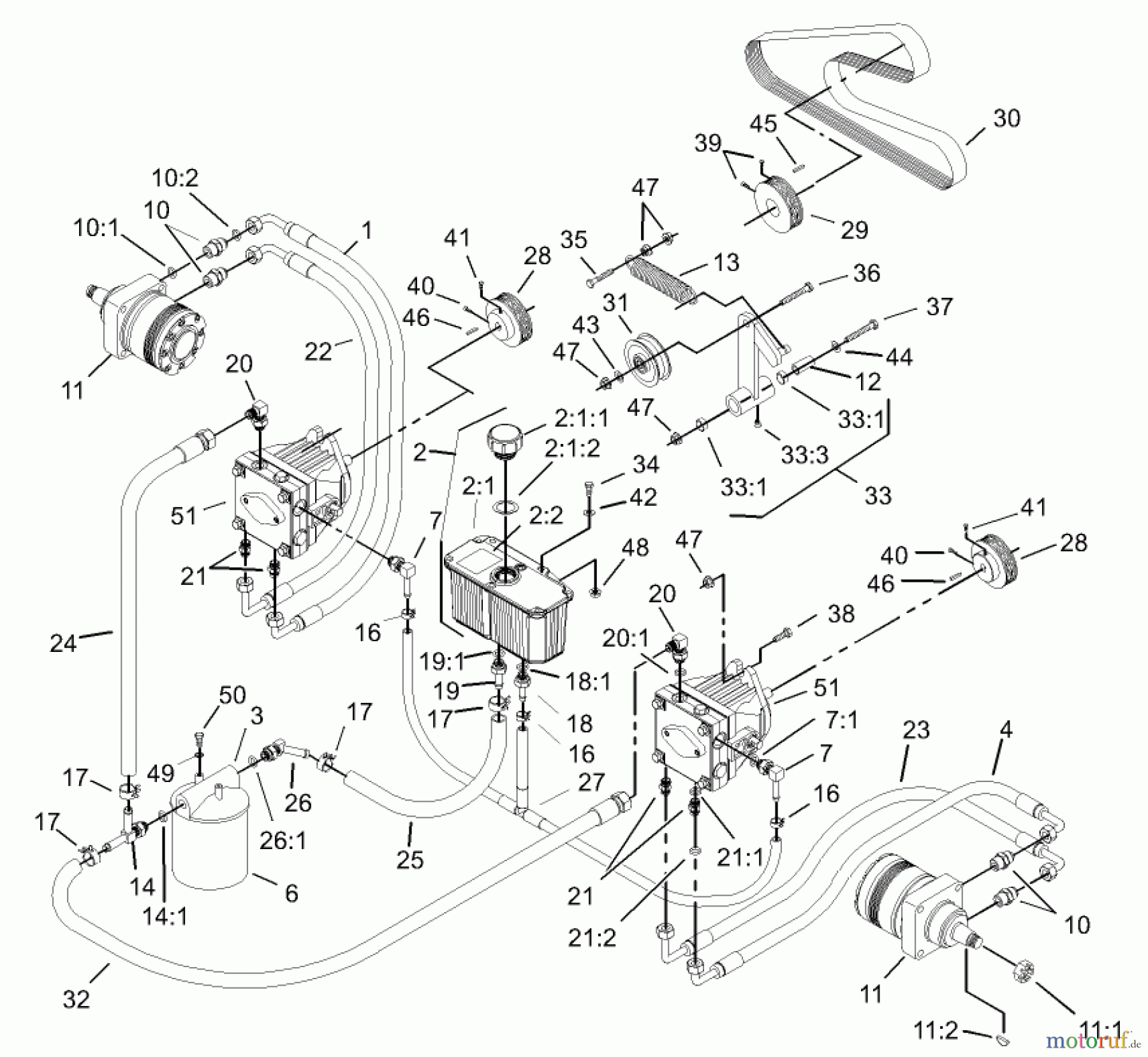  Zerto-Turn Mäher 74236 (Z287L) - Toro Z Master Mower, 62