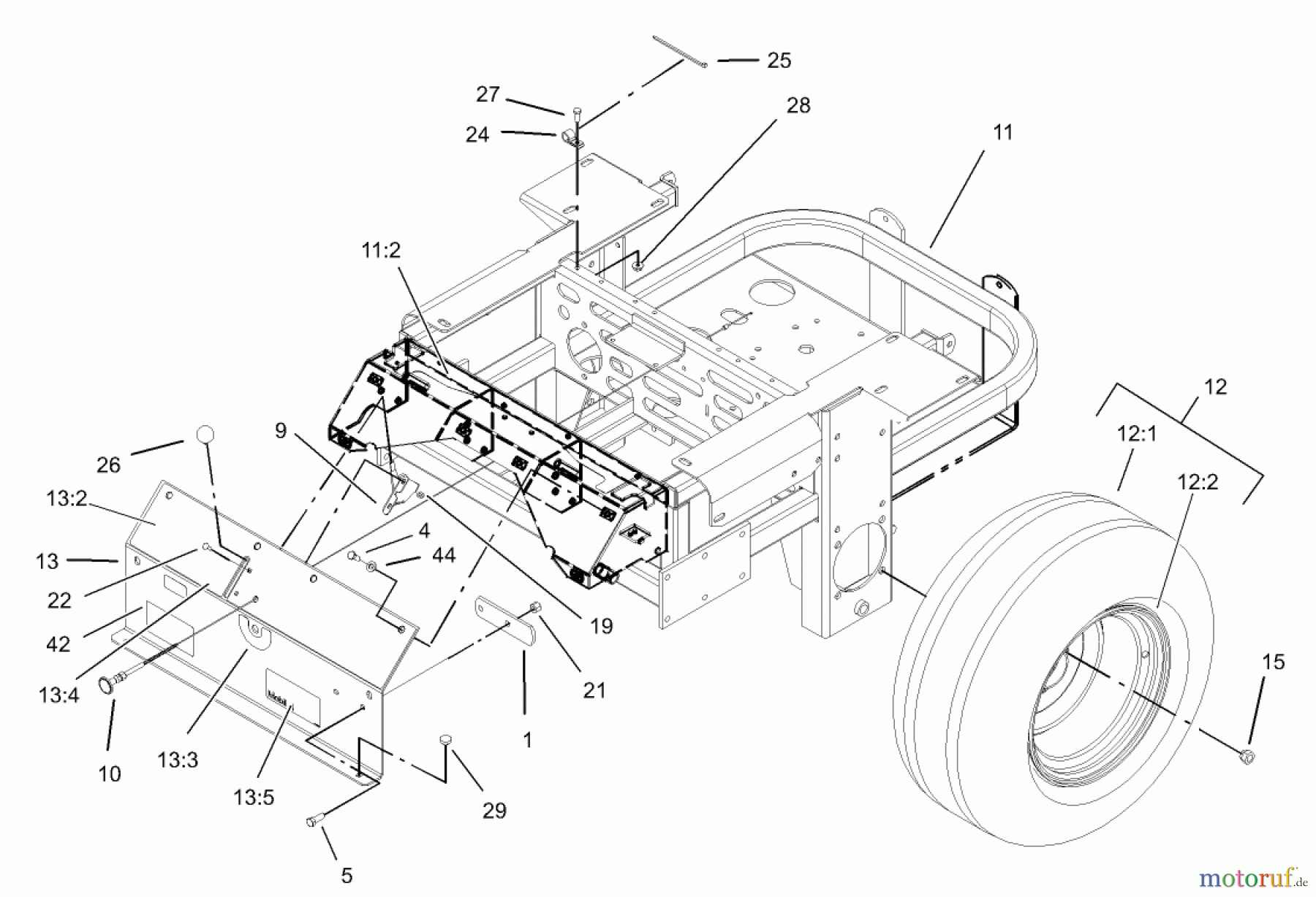  Zerto-Turn Mäher 74236 (Z287L) - Toro Z Master Mower, 62