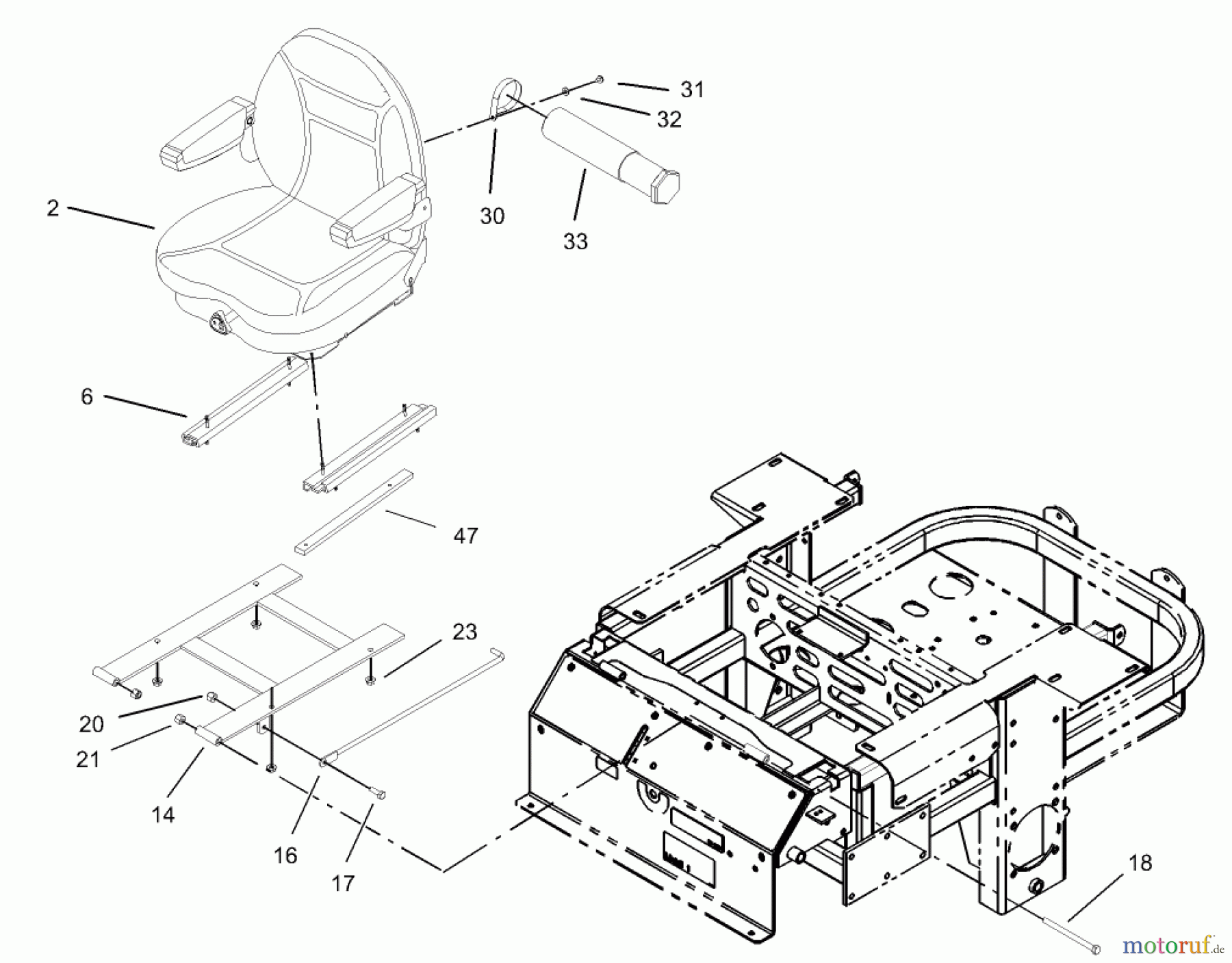  Zerto-Turn Mäher 74213 (Z287L) - Toro Z Master Mower, 62