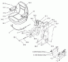 Zerto-Turn Mäher 74213 (Z287L) - Toro Z Master Mower, 62" SFS Side Discharge Deck (SN: 230006001 - 230999999) (2003) Spareparts SEAT ASSEMBLY NO. 99-8522 (ONLY ON: 74213)