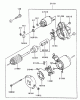 Zerto-Turn Mäher 74213 (Z287L) - Toro Z Master Mower, 62" SFS Side Discharge Deck (SN: 230006001 - 230999999) (2003) Spareparts STARTER ASSEMBLY KAWASAKI FD750D-AS03