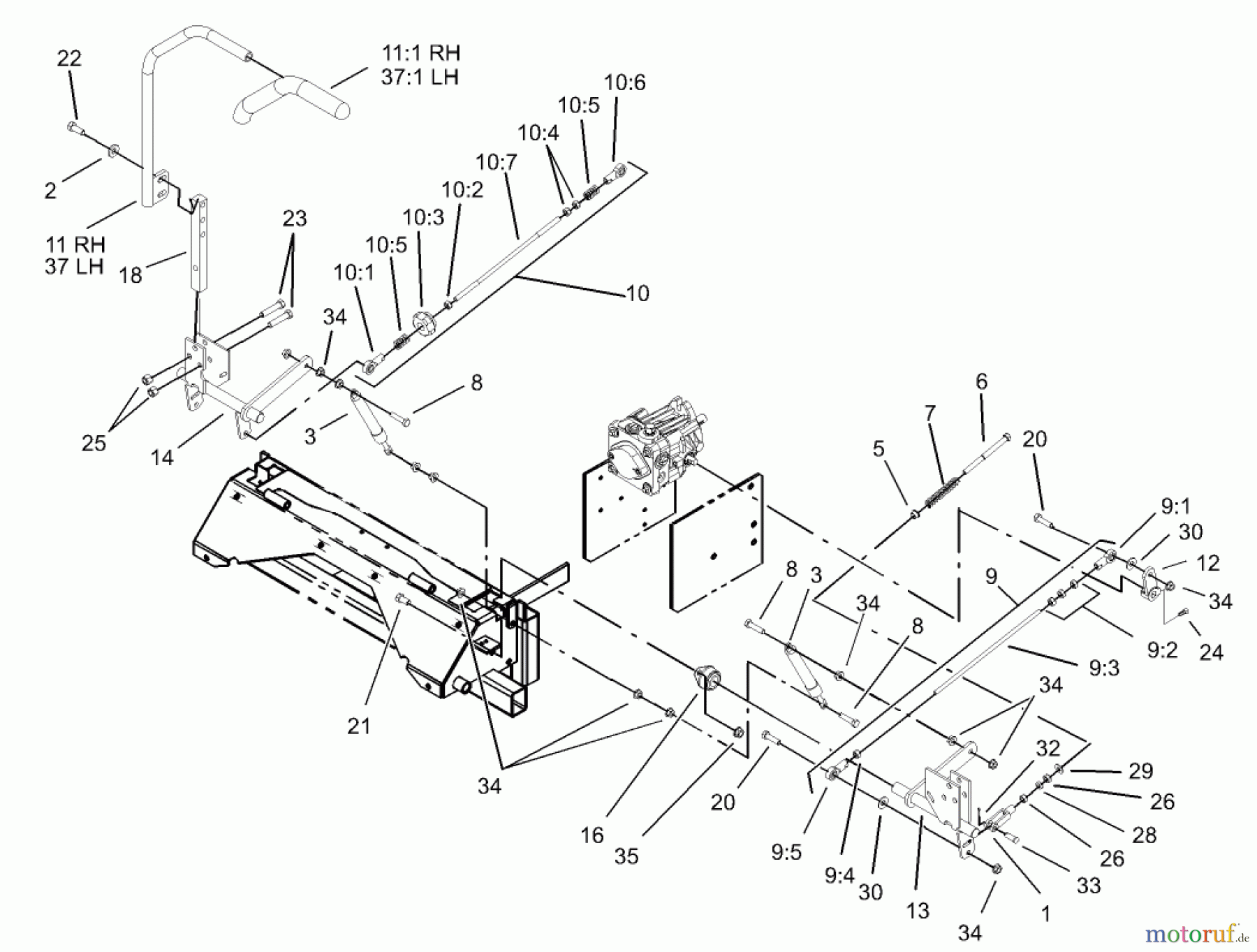  Zerto-Turn Mäher 74236 (Z287L) - Toro Z Master Mower, 62