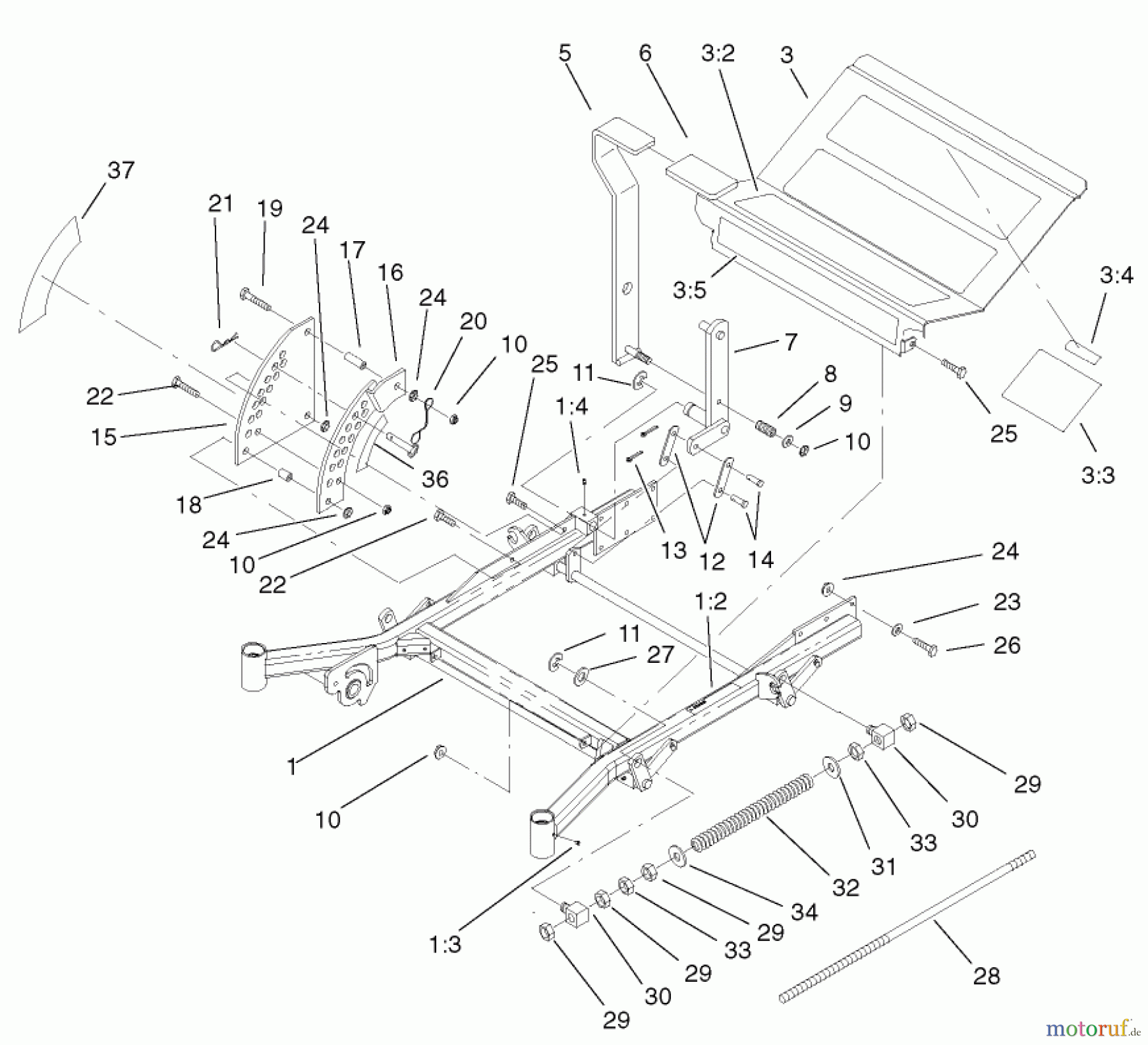  Zerto-Turn Mäher 74214 (Z287L) - Toro Z Master Mower, 72