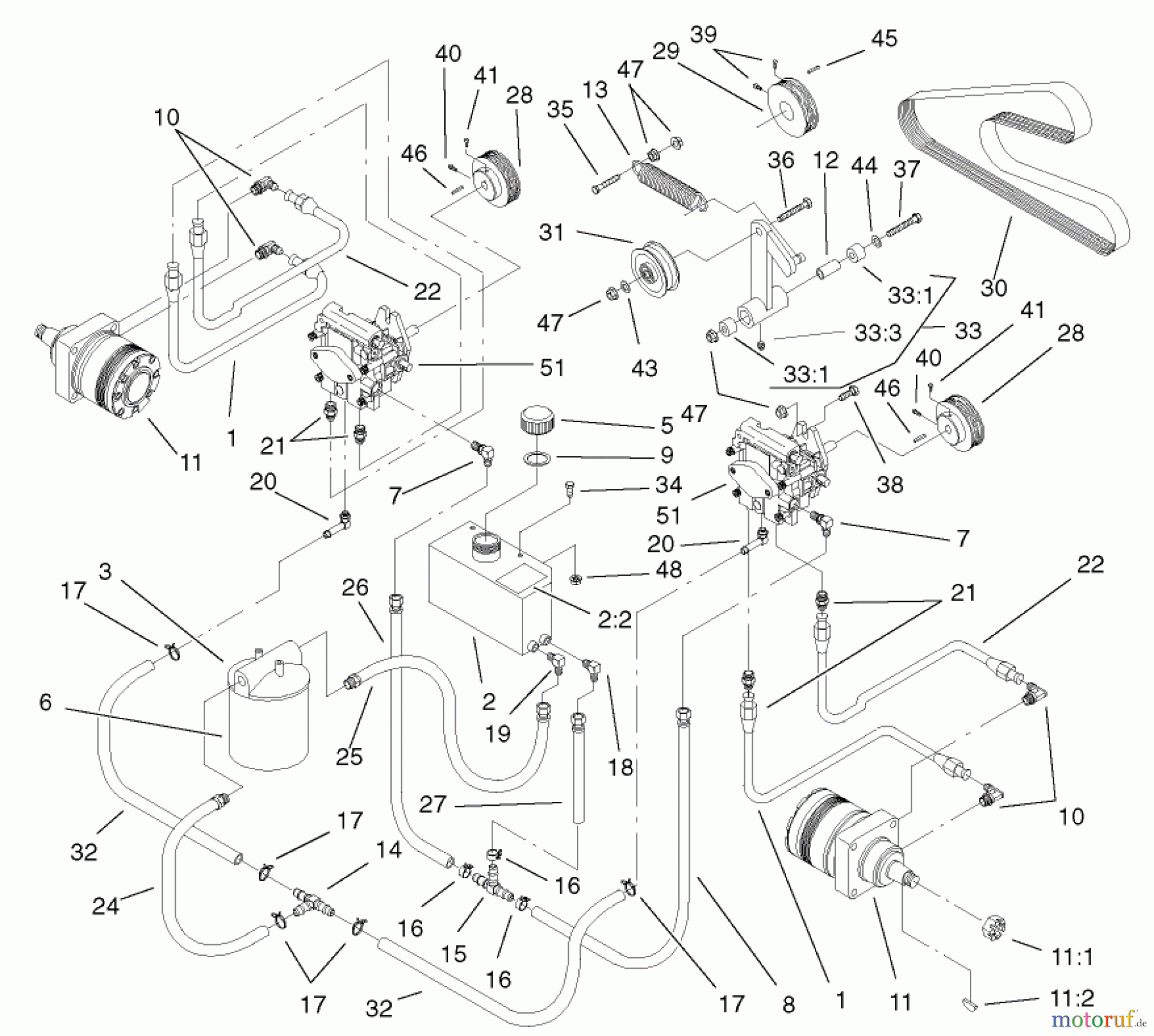  Zerto-Turn Mäher 74214 (Z287L) - Toro Z Master Mower, 72