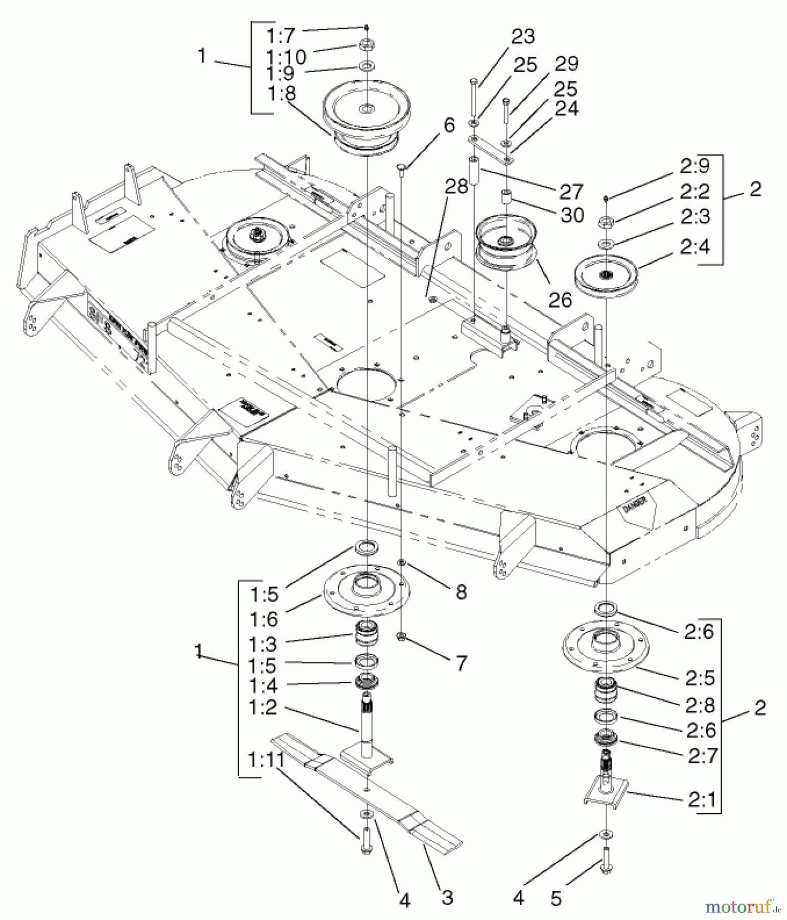  Zerto-Turn Mäher 74214 (Z287L) - Toro Z Master Mower, 72