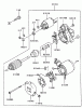 Zerto-Turn Mäher 74214 (Z287L) - Toro Z Master Mower, 72" SFS Side Discharge Deck (SN: 210000001 - 210999999) (2001) Spareparts STARTER (KAWASAKI FD750D-AS03)