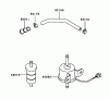 Zerto-Turn Mäher 74214 (Z287L) - Toro Z Master Mower, 72" SFS Side Discharge Deck (SN: 230000001 - 230006000) (2003) Spareparts FUEL TANK/FUEL VALVE ASSEMBLY KAWASAKI FD750D-AS03