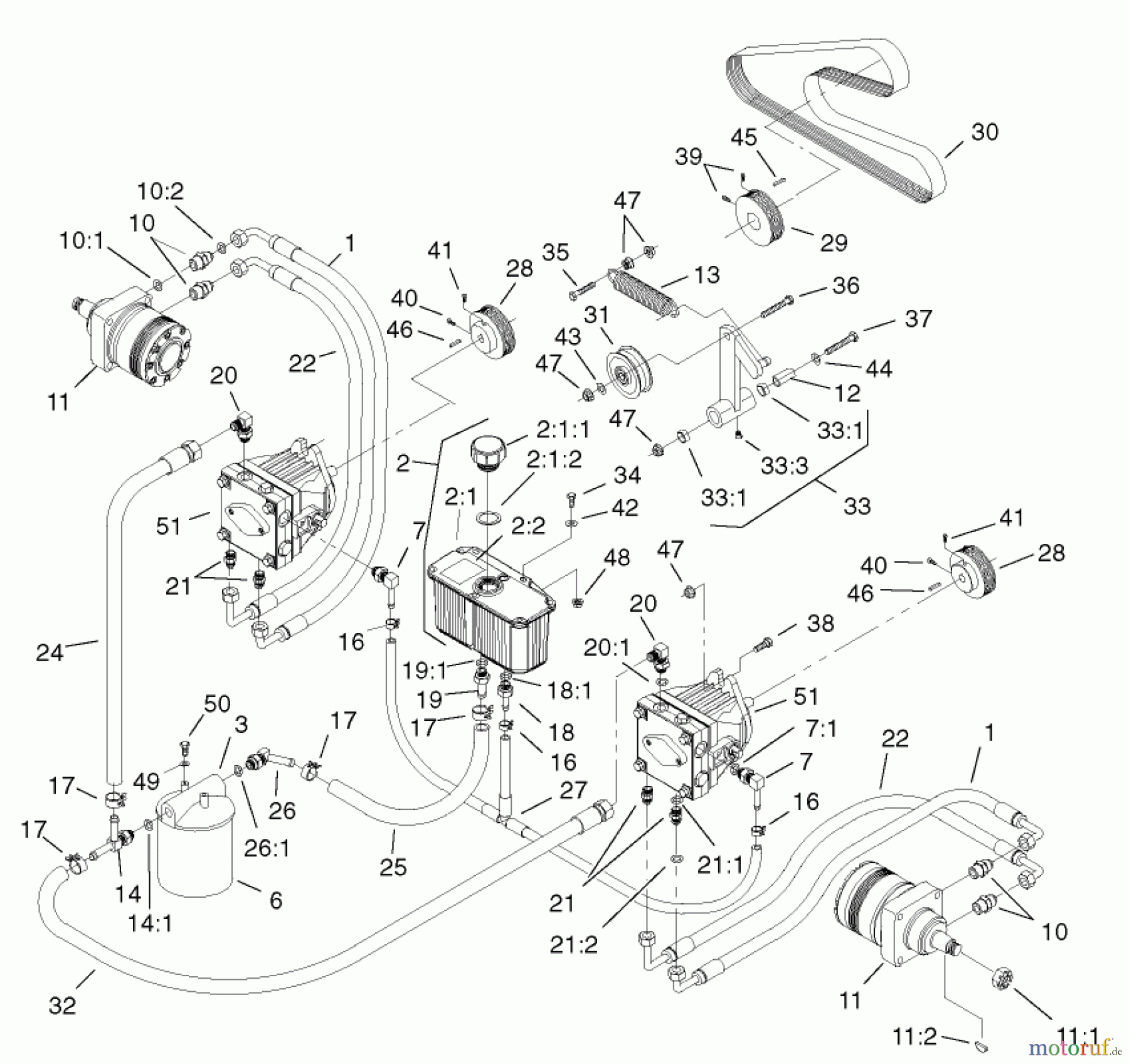  Zerto-Turn Mäher 74214 (Z287L) - Toro Z Master Mower, 72