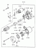 Zerto-Turn Mäher 74214 (Z287L) - Toro Z Master Mower, 72" SFS Side Discharge Deck (SN: 230000001 - 230006000) (2003) Spareparts STARTER ASSEMBLY KAWASAKI FD750D-AS03