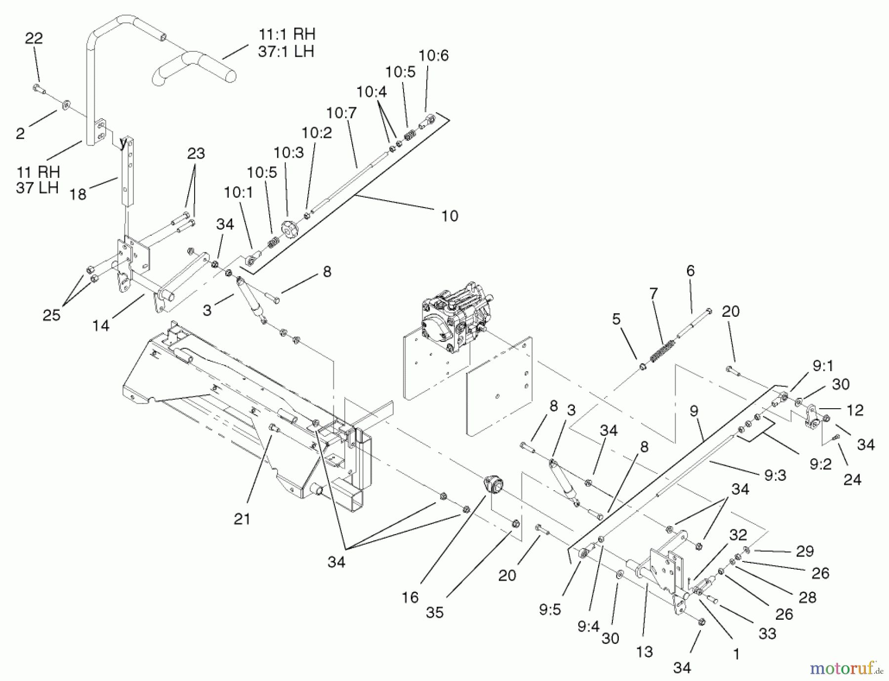  Zerto-Turn Mäher 74214 (Z287L) - Toro Z Master Mower, 72