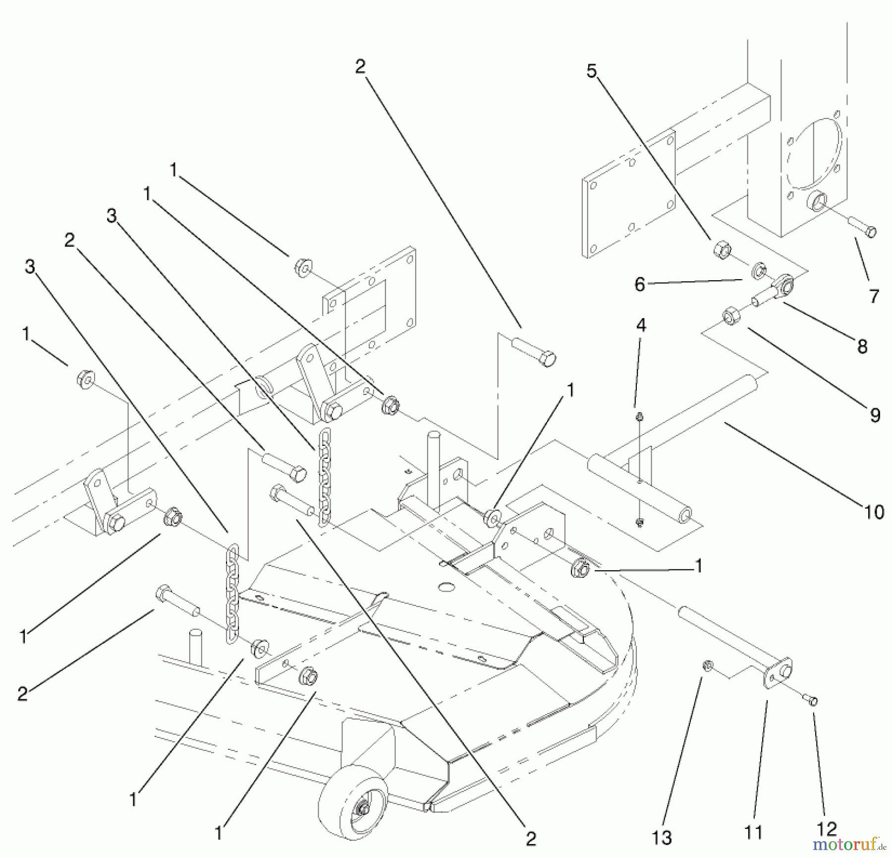  Zerto-Turn Mäher 74219 (Z256) - Toro Z Master Mower, 72