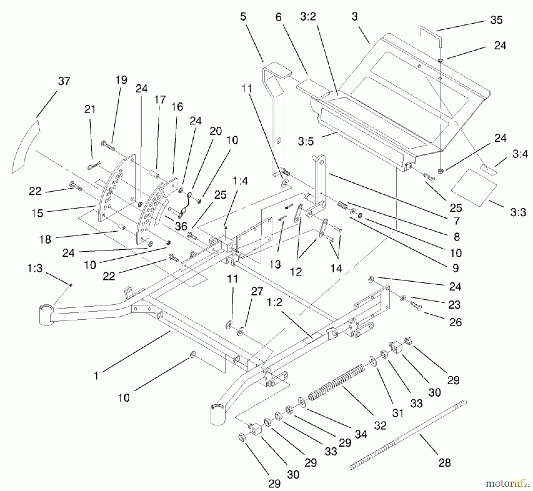  Zerto-Turn Mäher 74219 (Z256) - Toro Z Master Mower, 72