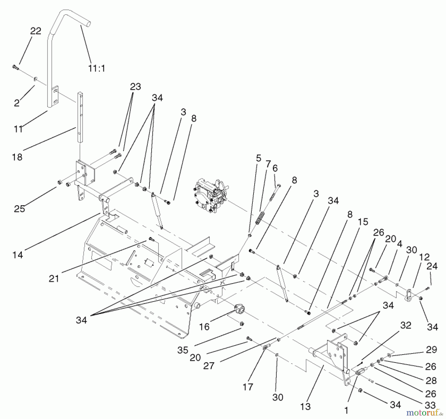  Zerto-Turn Mäher 74225 (Z253) - Toro Z Master Mower, 62