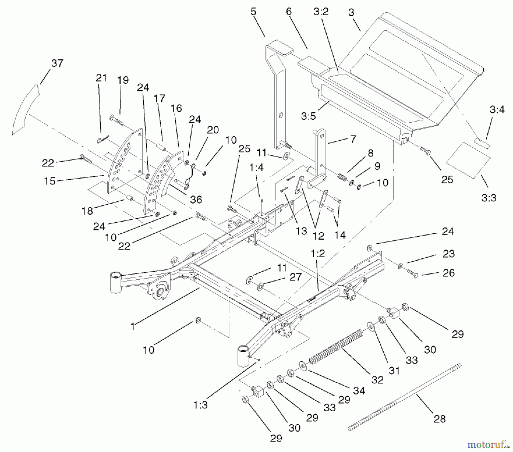  Zerto-Turn Mäher 74225 (Z253) - Toro Z Master Mower, 62