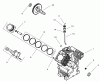 Zerto-Turn Mäher 74225 (Z253) - Toro Z Master Mower, 62" SFS Side Discharge Deck (SN: 210000001 - 210002100) (2001) Spareparts GROUP 2-CRANKCASE (CH22S PS-76513 KOHLER)