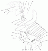 Zerto-Turn Mäher 74225 (Z253) - Toro Z Master Mower, 62" SFS Side Discharge Deck (SN: 210000001 - 210002100) (2001) Spareparts IDLER ASSEMBLY