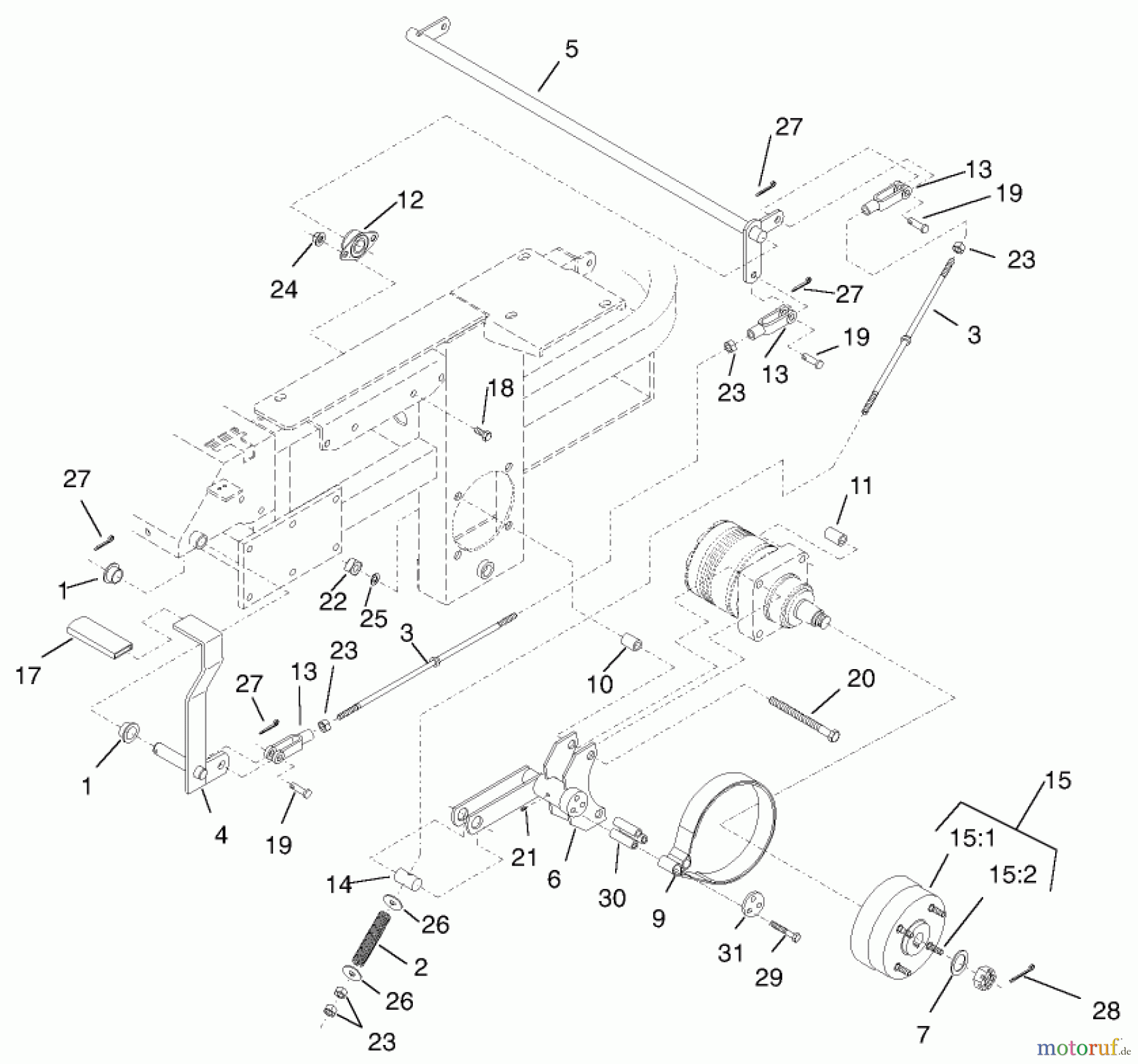  Zerto-Turn Mäher 74225 (Z253) - Toro Z Master Mower, 62