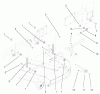 Zerto-Turn Mäher 74225 (Z253) - Toro Z Master Mower, 62" SFS Side Discharge Deck (SN: 210002101 - 210999999) (2001) Spareparts FRAME AND DECK ASSEMBLY