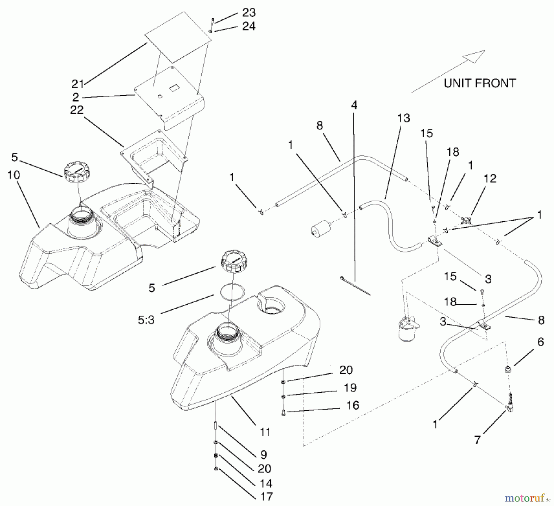  Zerto-Turn Mäher 74225 (Z253) - Toro Z Master Mower, 62