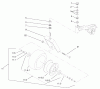 Zerto-Turn Mäher 74226 (Z255) - Toro Z Master Mower, 62" SFS Side Discharge Deck (SN: 210000001 - 210002100) (2001) Spareparts CASTER AND WHEEL ASSEMBLY