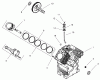 Zerto-Turn Mäher 74226 (Z255) - Toro Z Master Mower, 62" SFS Side Discharge Deck (SN: 210000001 - 210002100) (2001) Spareparts CRANKCASE ASSEMBLY (ENGINE: KOHLER CH25S PS-68606)