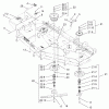 Zerto-Turn Mäher 74226 (Z255) - Toro Z Master Mower, 62" SFS Side Discharge Deck (SN: 210000001 - 210002100) (2001) Spareparts SPINDLE AND PULLEY ASSEMBLY